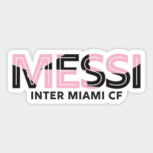 Lionel Messi Miami Soccer Sticker